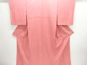 花古典柄織出し一ツ紋色無地着物